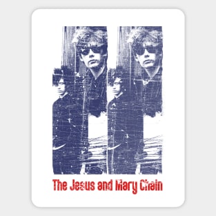 The Jesus & Mary Chain - - - Glitch Fan Art Magnet